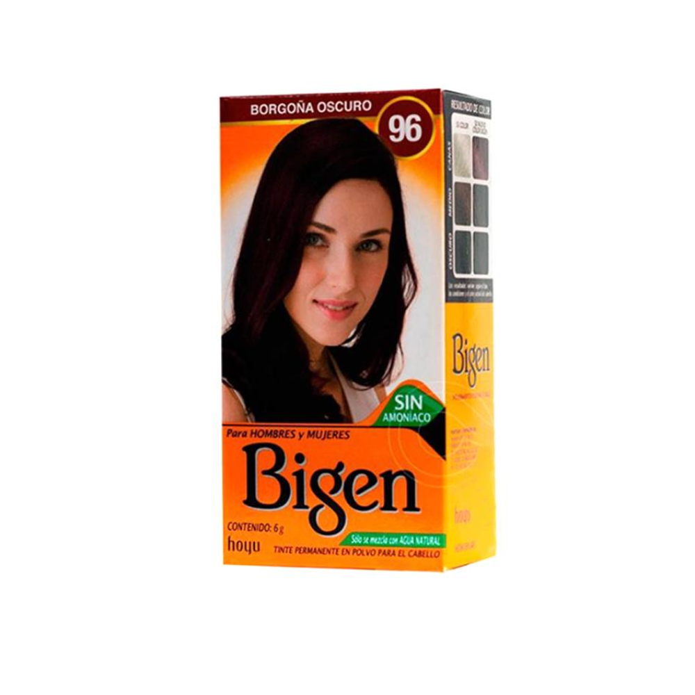 Tinte sin amoniaco Permanente Bigen en Polvo #96 Mujer - Borgoña