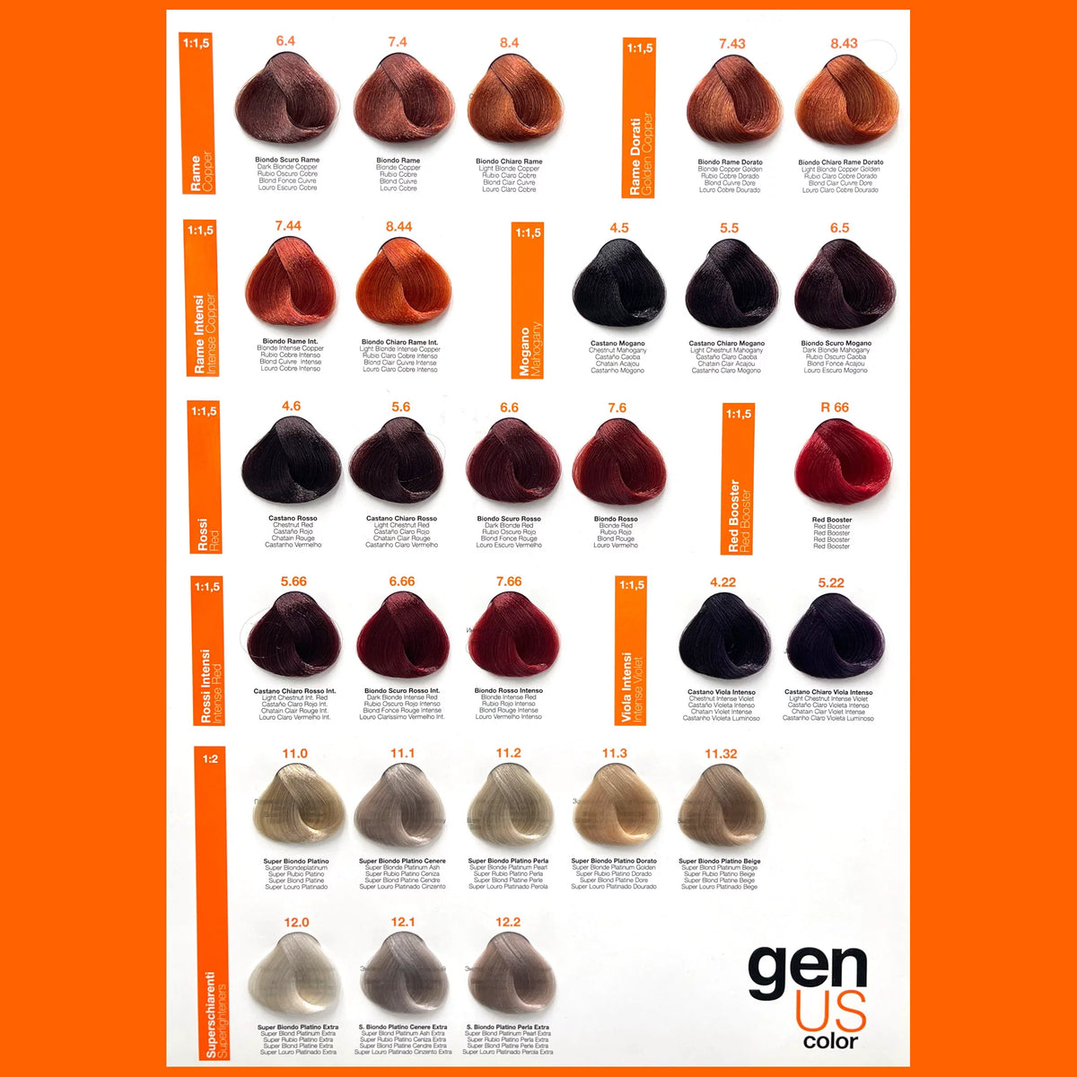 Tintura GenUs color 100 ml.