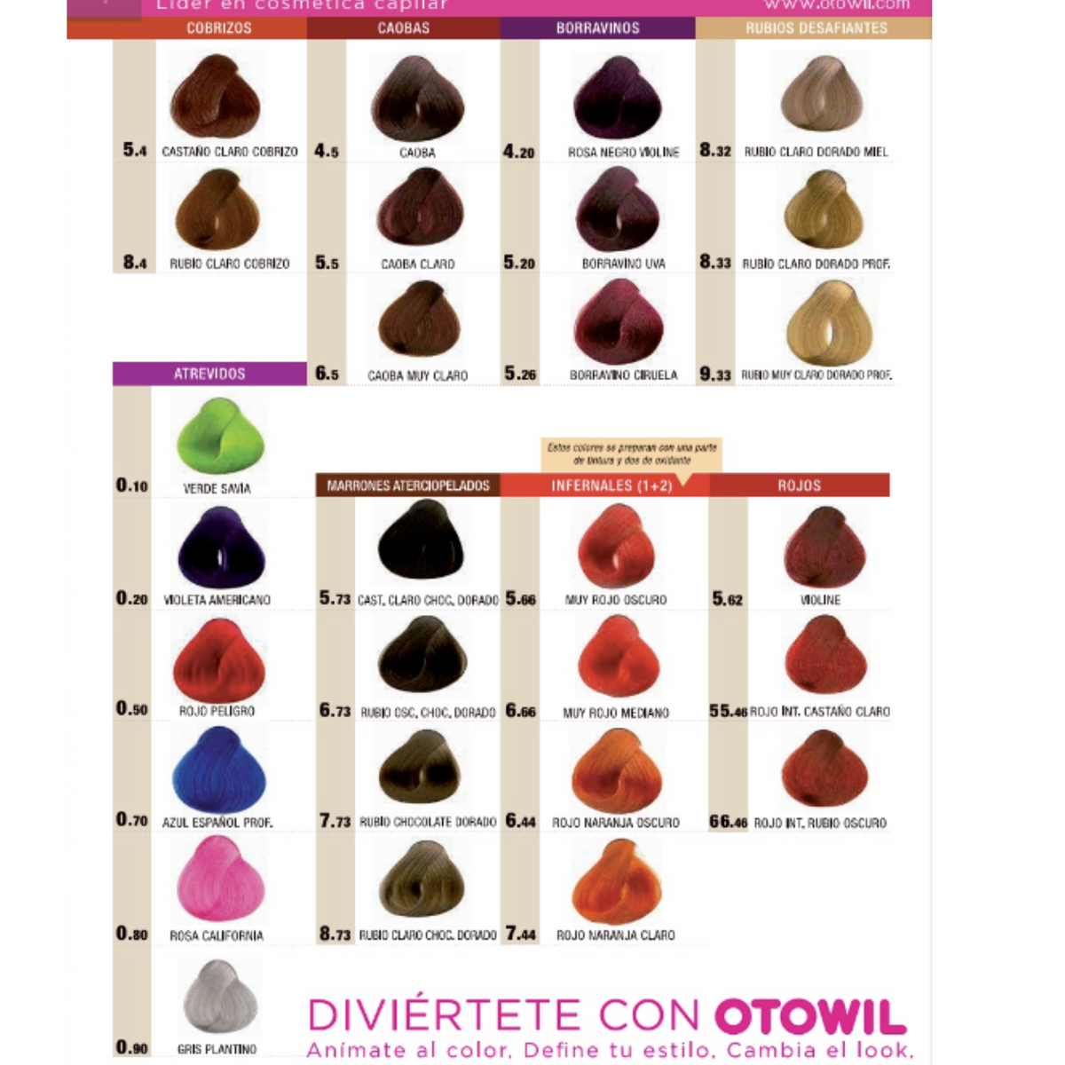Tintura Magia Color de Otowil 47 gr.