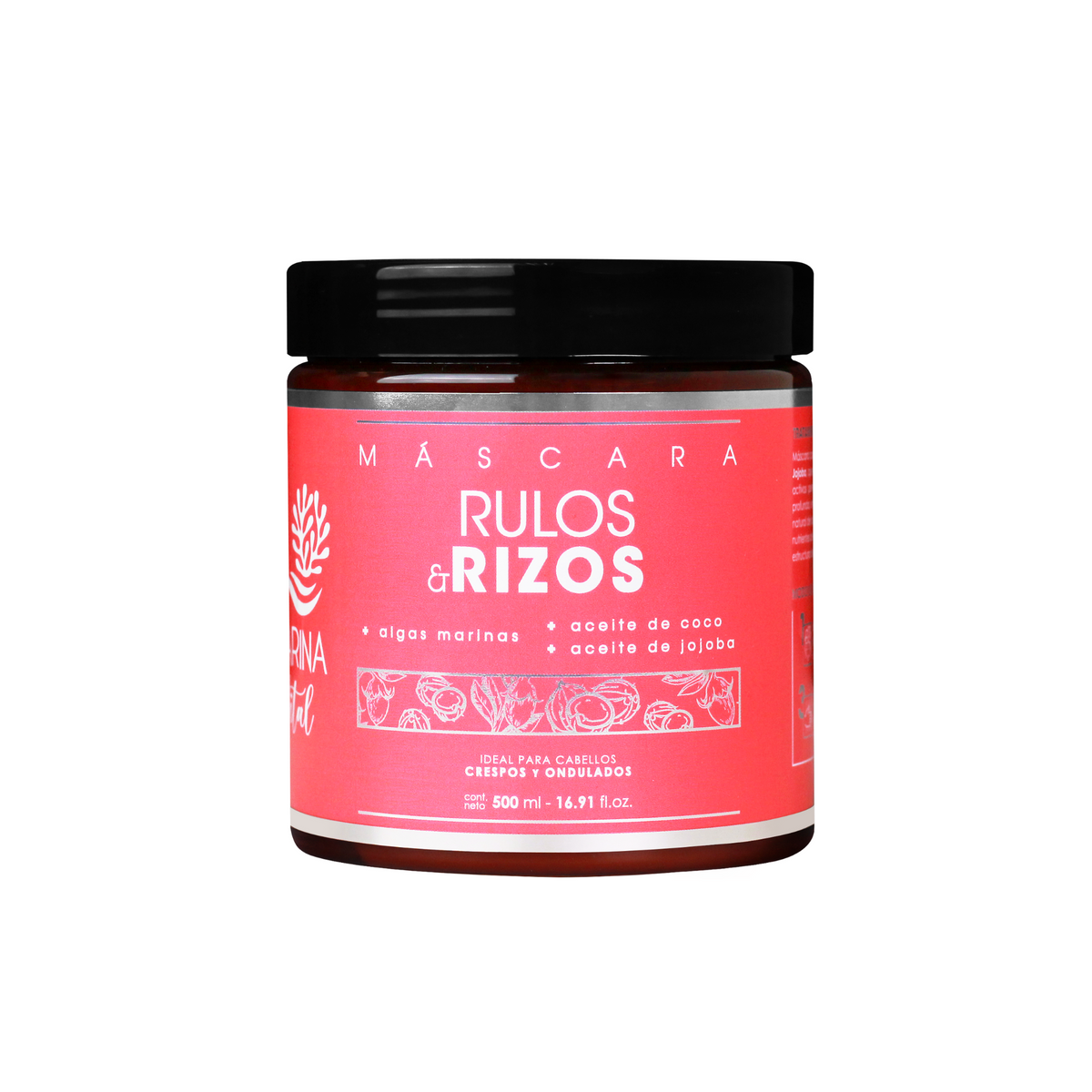 Tratamiento Marina Vital Rulos Aceite de coco y Algas 500 ml