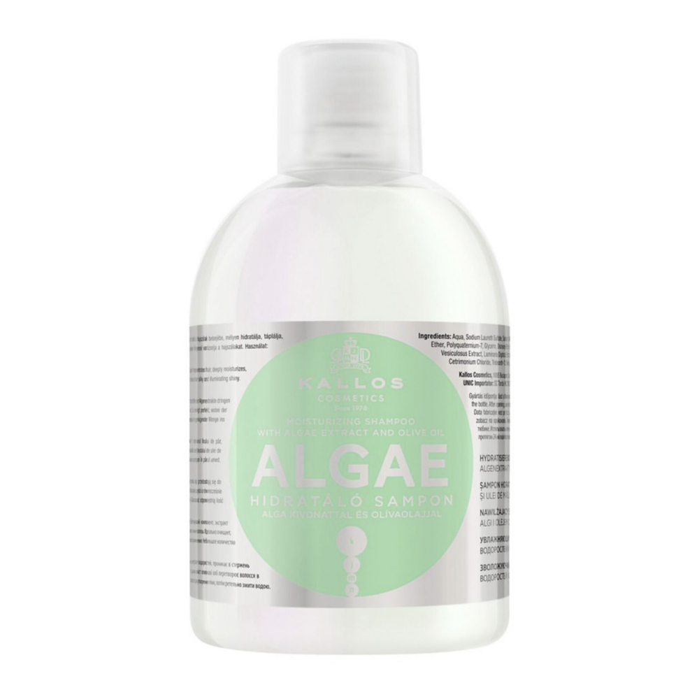 Shampoo Kallos Algas Marinas & Aceite de Oliva 1000 ml.