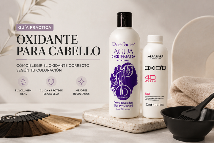 Cómo Elegir el Oxidante Correcto: Guía de Volúmenes 10, 20, 30 y 40