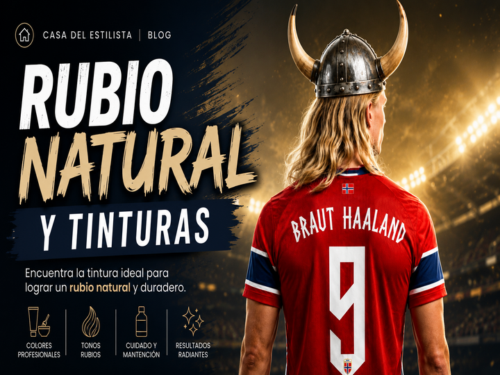 ¿Quieres un rubio natural como el de Haaland? Qué tintura elegir y cómo mantenerlo bonito