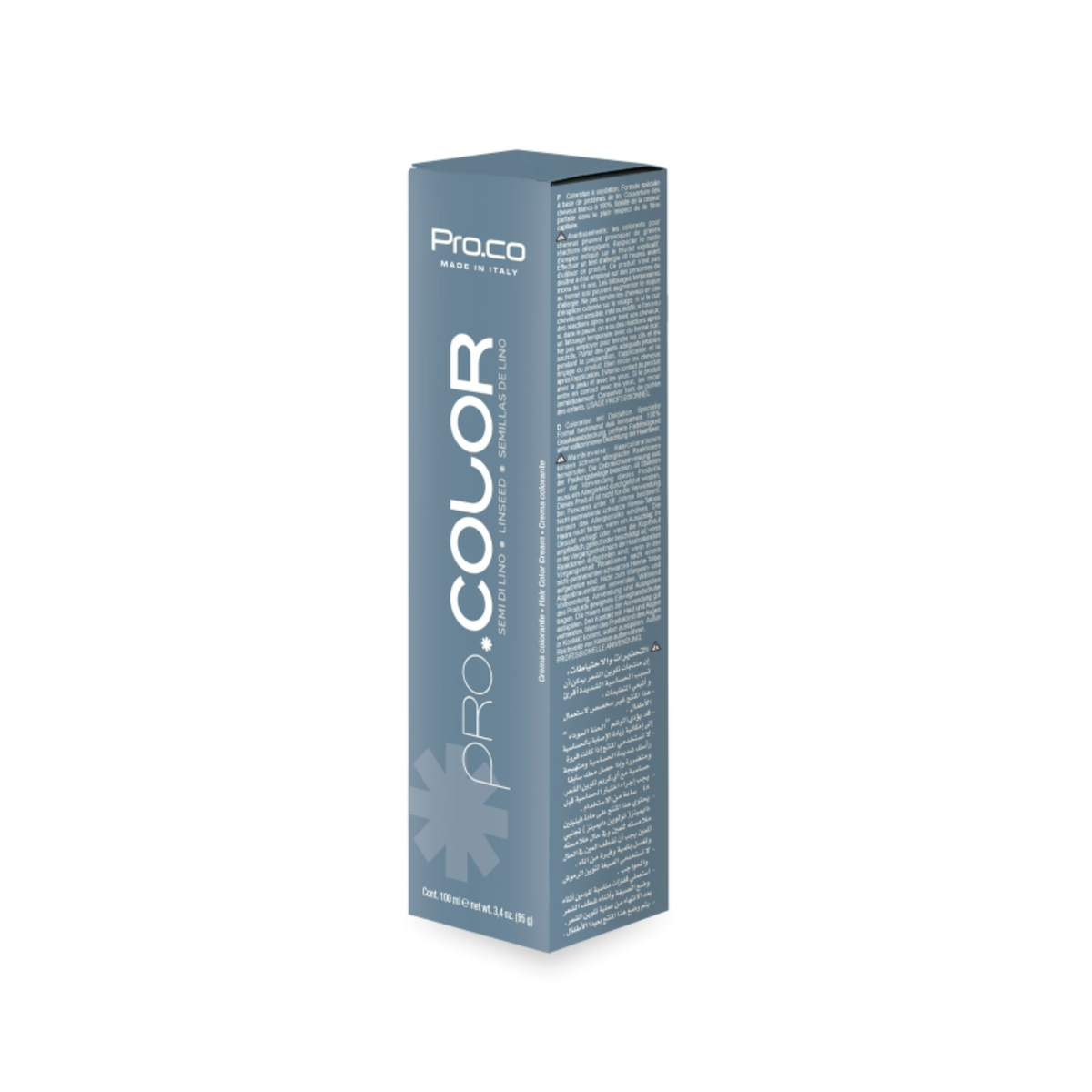 Tintura Pro Color con semilla de lino 100 ml.