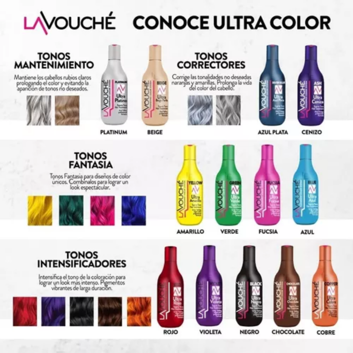 Matizadores Lavouche 60 ml.