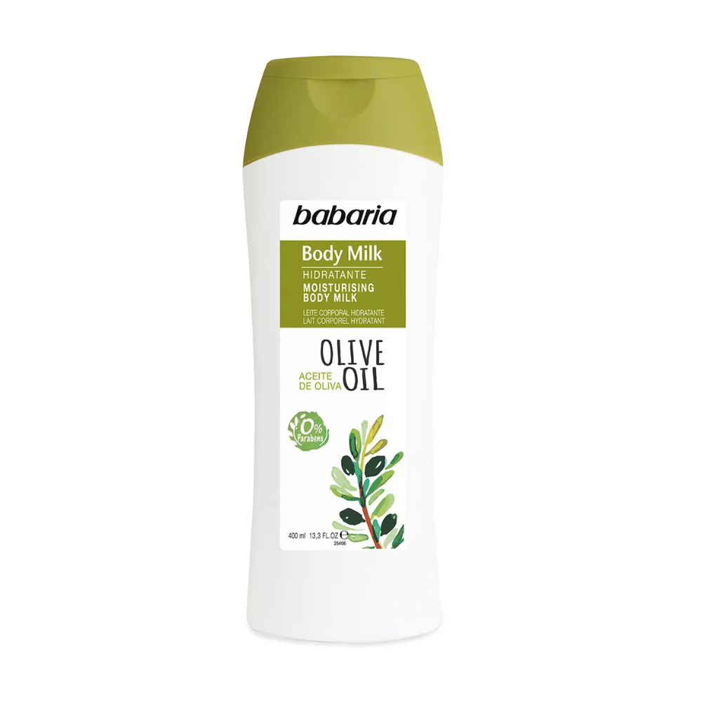 Crema corporal Body Milk Aceite de Oliva 400 ml.