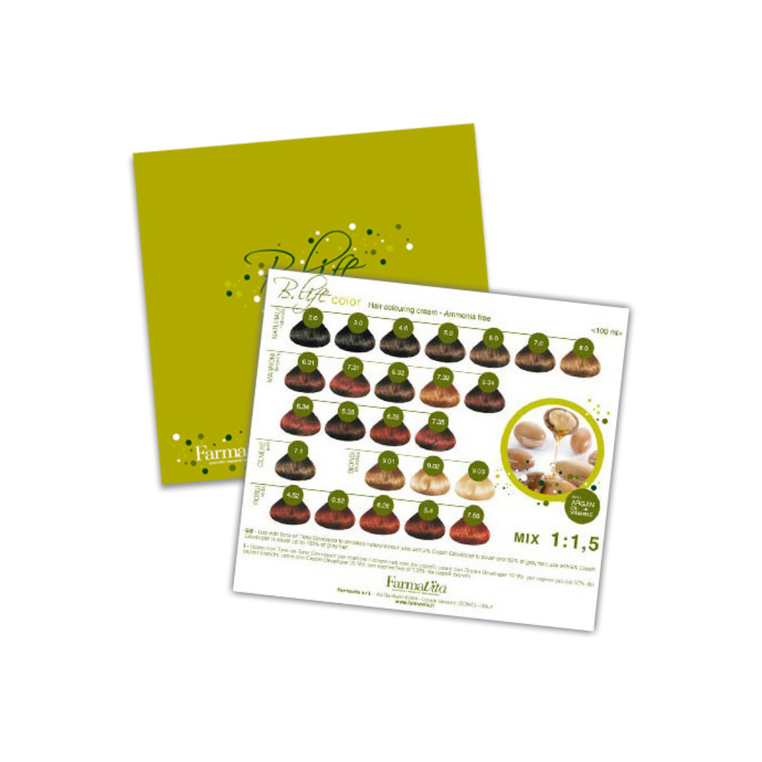 Carta de Colores B Life de Farmavita