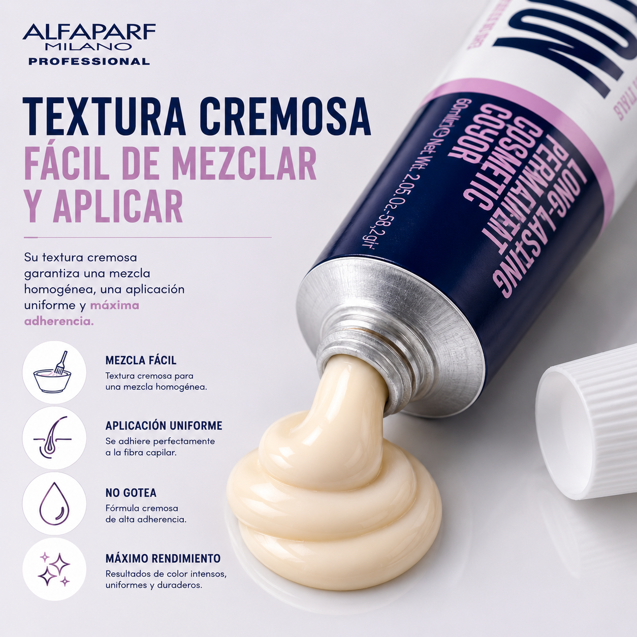 Tintura Evolution of Color de Alfaparf 60 ml. + Oxidante