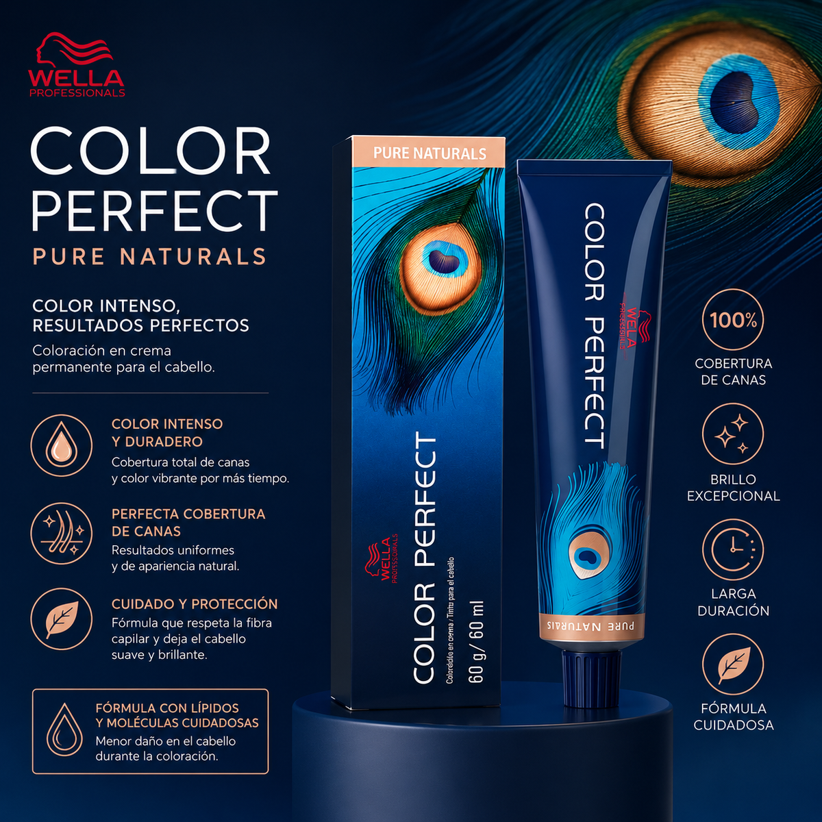 Tintura Color Perfect de Wella 60 gr.