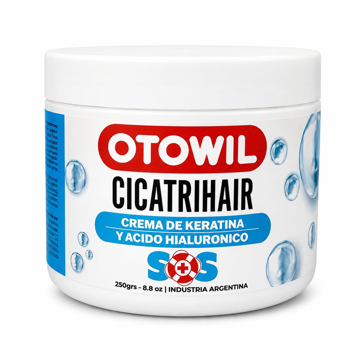 Crema Otowil Cicatrihair SOS 250 g | Keratina + Ácido Hialurónico