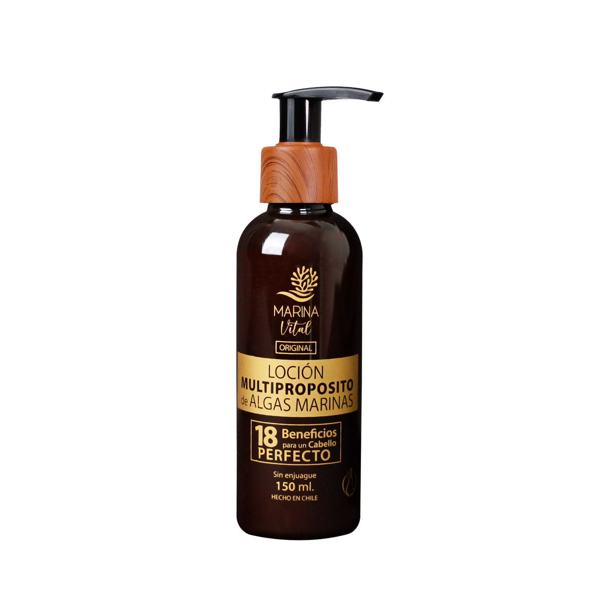 Loción Multipropósito de Algas Marinas Marina Vital 18 beneficios 120 ML.