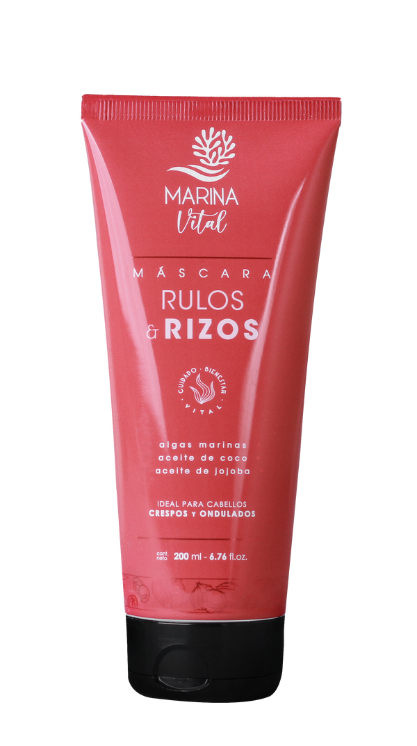 Tratamiento Marina Vital Rulos Aceite de coco y Algas 200