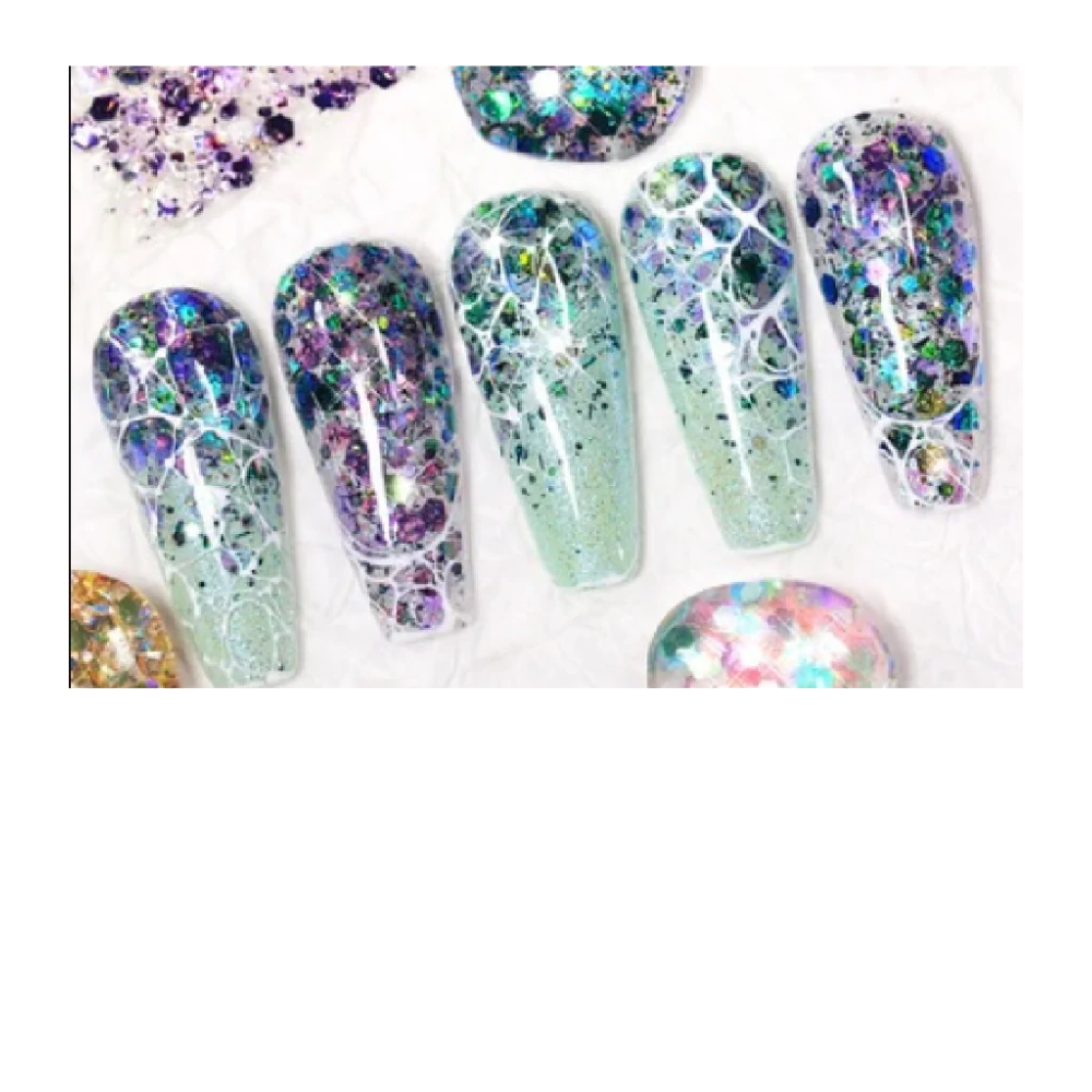 GEL GLITTER 3 GRS PARA UÑAS