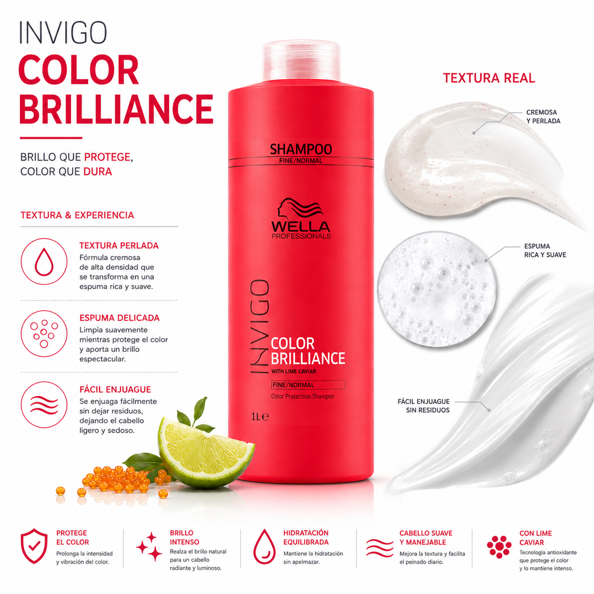 Shampoo Wella Invigo Brilliance 1000 ml.