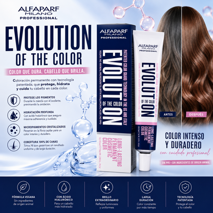 Tintura Evolution of Color de Alfaparf 60 ml. + Oxidante
