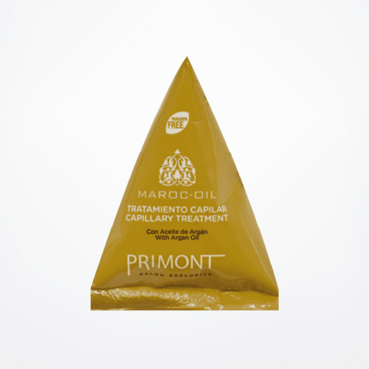 Tratamiento Primont Maroc Oil con aceite de argán 20 gr, 220 gr, 1000 gr.