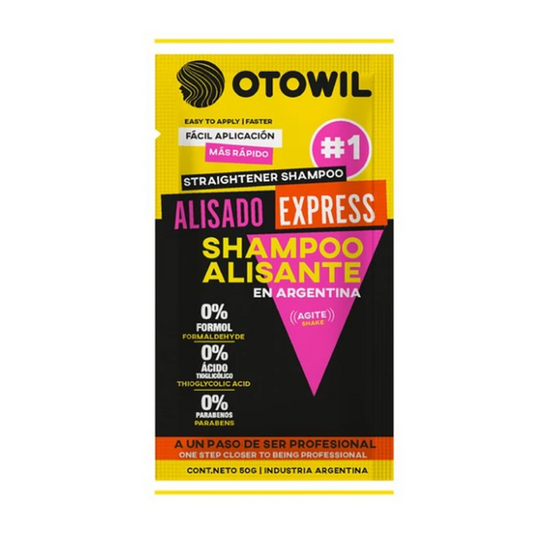 Shampoo Otowil Alisante Express sobre 50 gr.