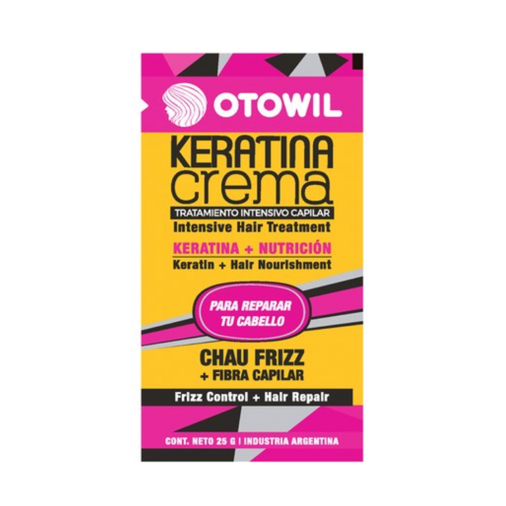 Masaje Otowil Keratina en crema sobre 25 gr.