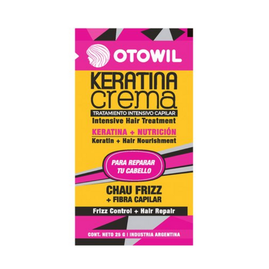 Masaje Otowil Keratina en crema sobre 25 gr.